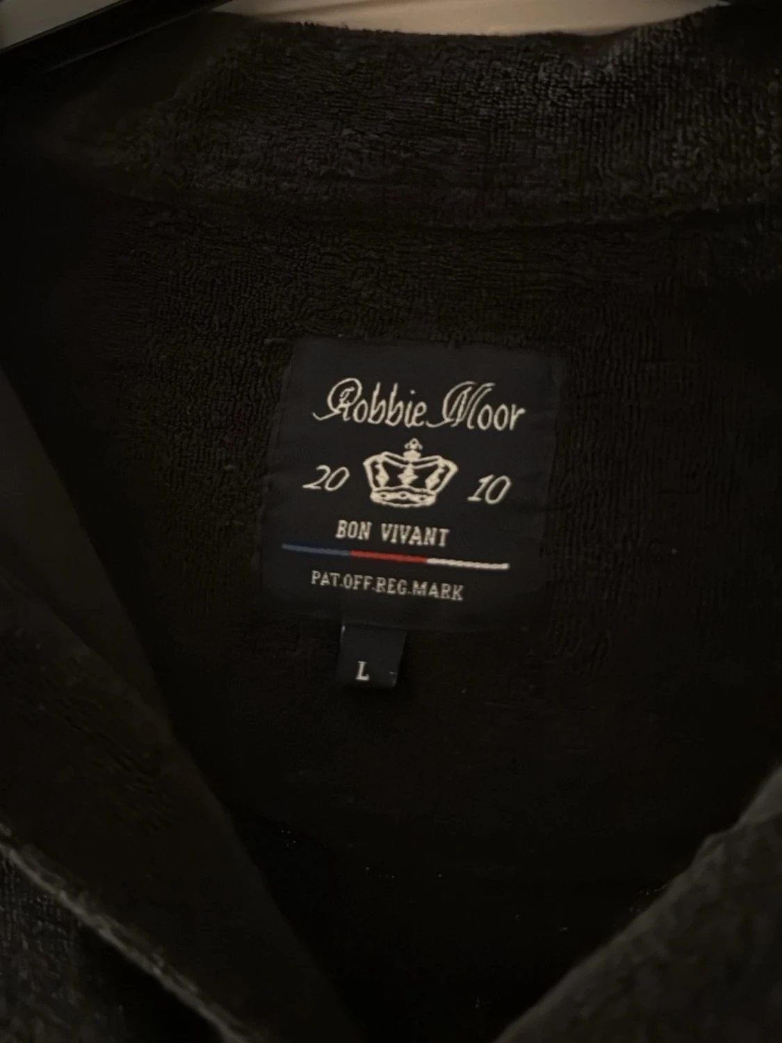 Svart kortärmad topp Robbie Moor - 1