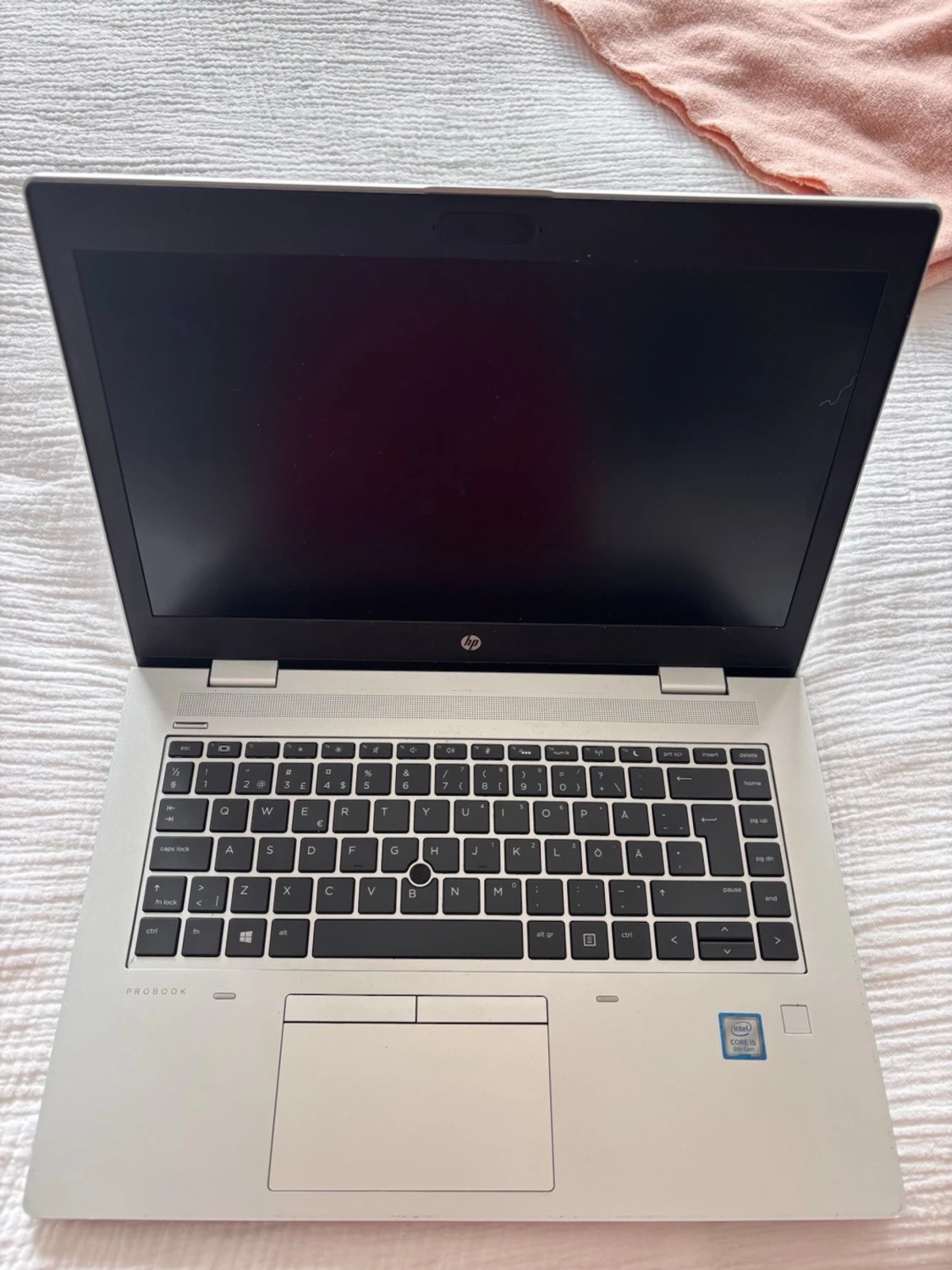 HP bärbar dator silverfärgad - 1