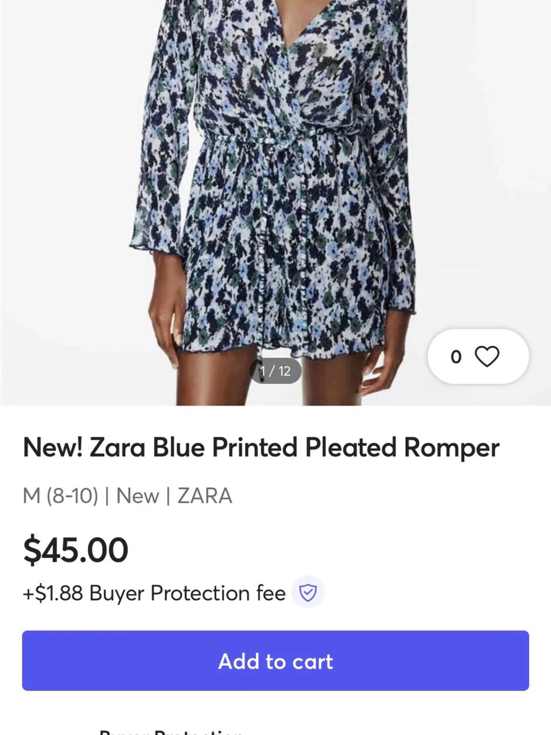 Blommig omlottklänning från Zara - 5