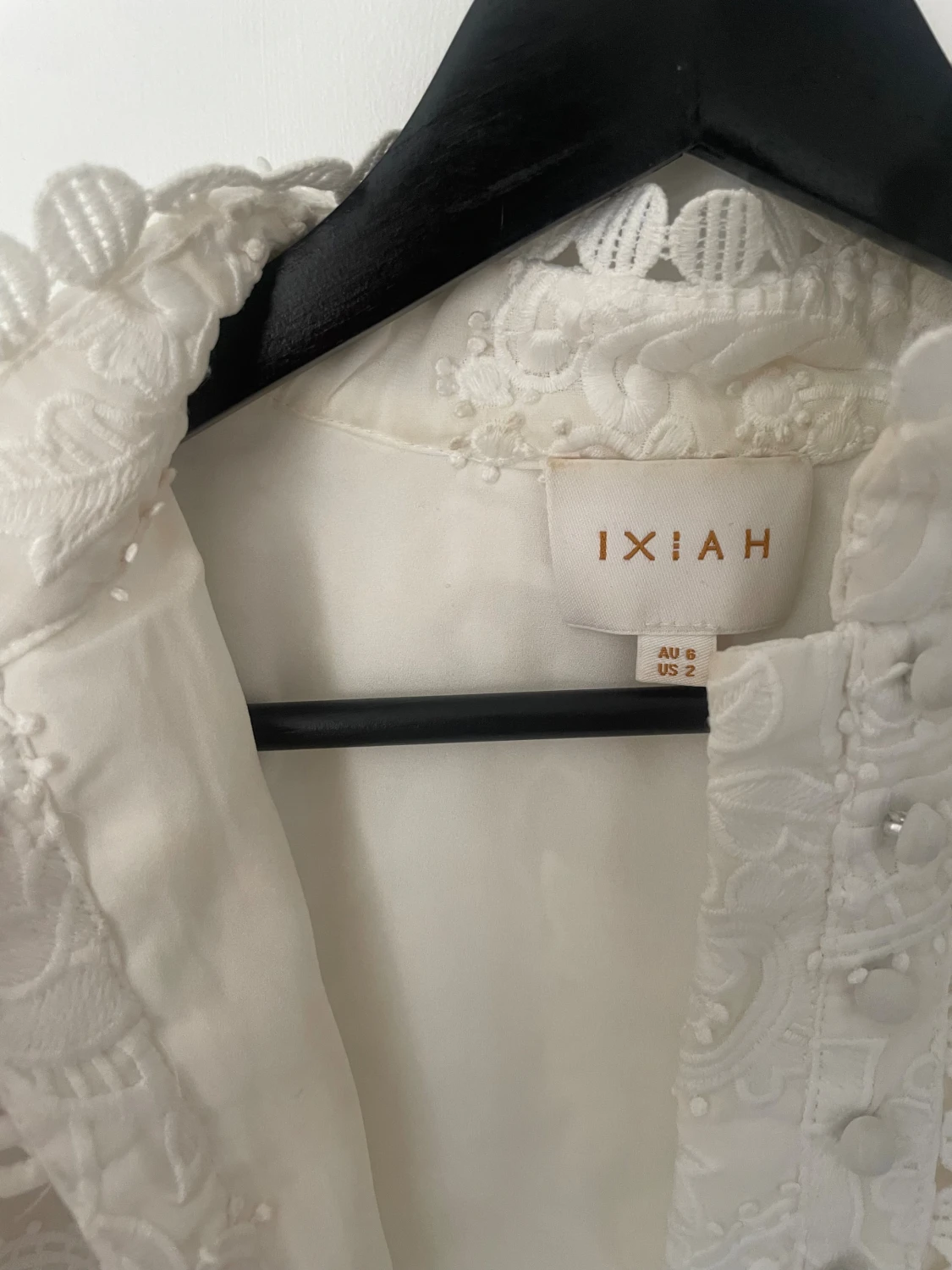 IXIAH Vit Klänning - 6