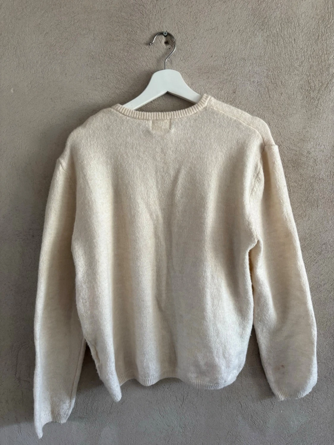 Beige kofta med rund hals från H&M - 1