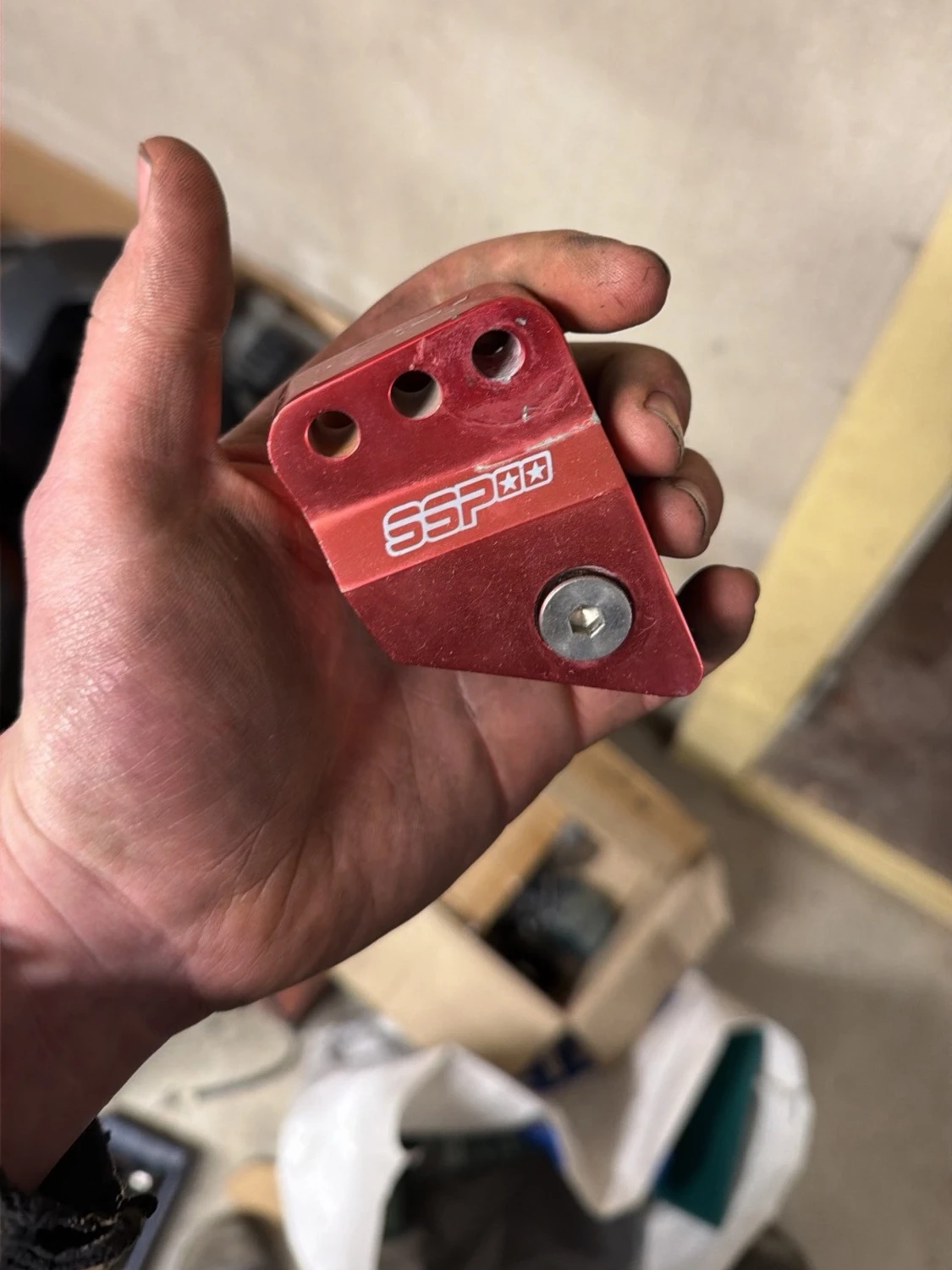 Röd SSP aluminium höjningssats