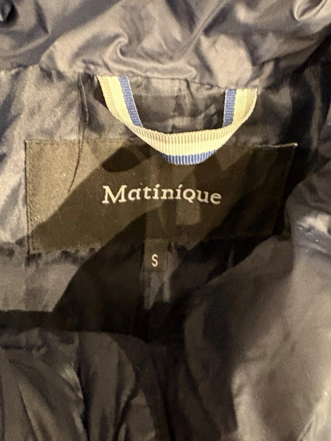 Matinique Lättviktsdunjacka | Blå | Storlek S | Fint skick - 3