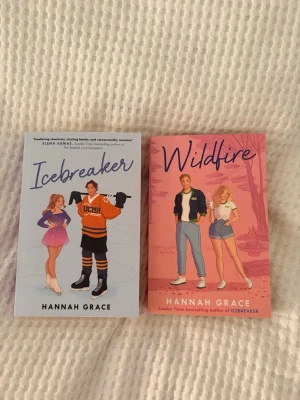Icebreaker & Wildfire by Hannah Grace - Två romantiska böcker av Hannah Grace: 'Icebreaker'  samt 'Wildfire'. Perfekta för dig som gillar romans och ungdomsromaner.