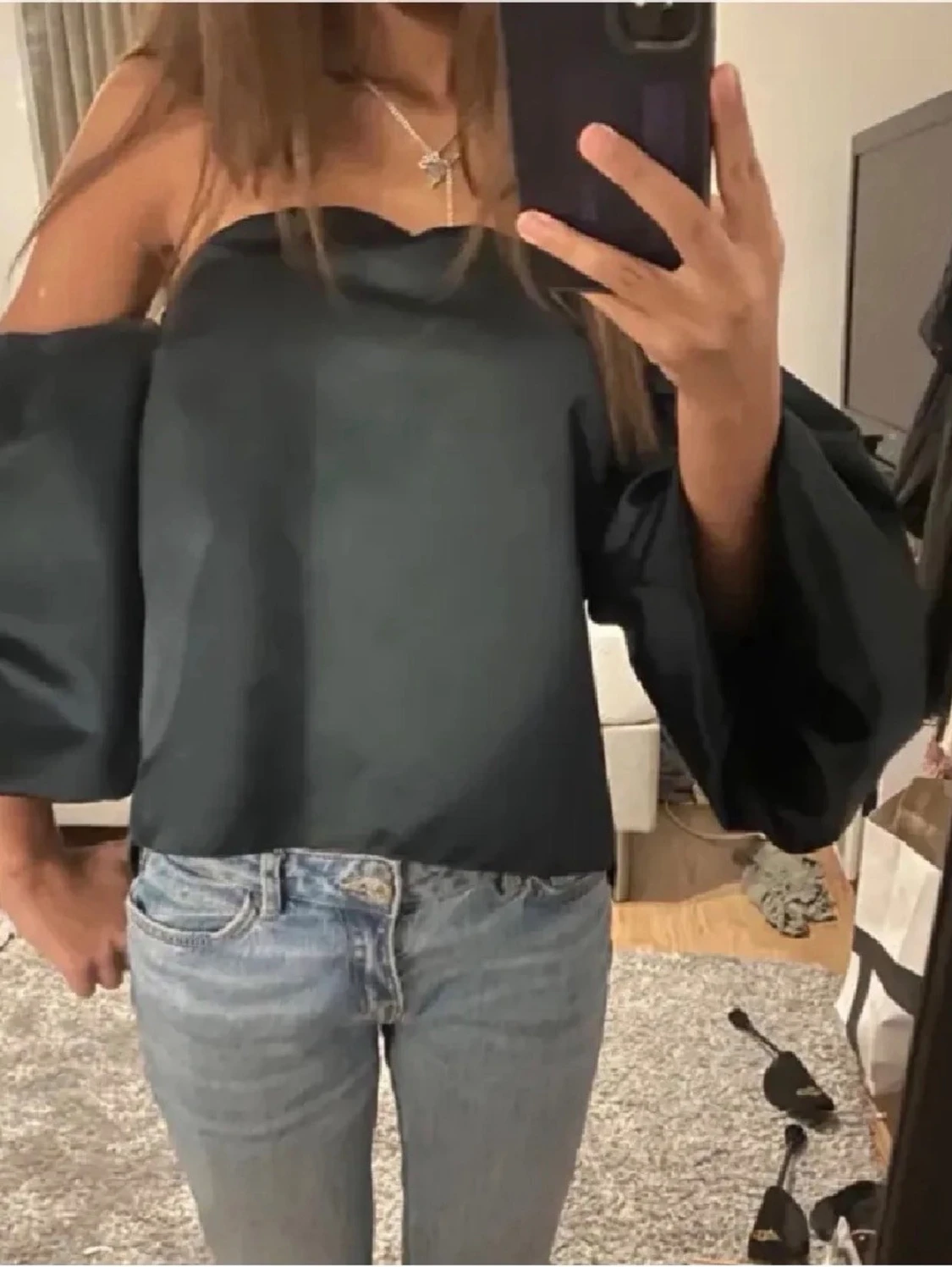 Off shoulder topp