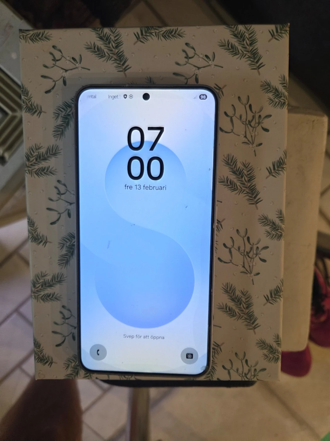 Samsung Galaxy S25 ljusblå 128g