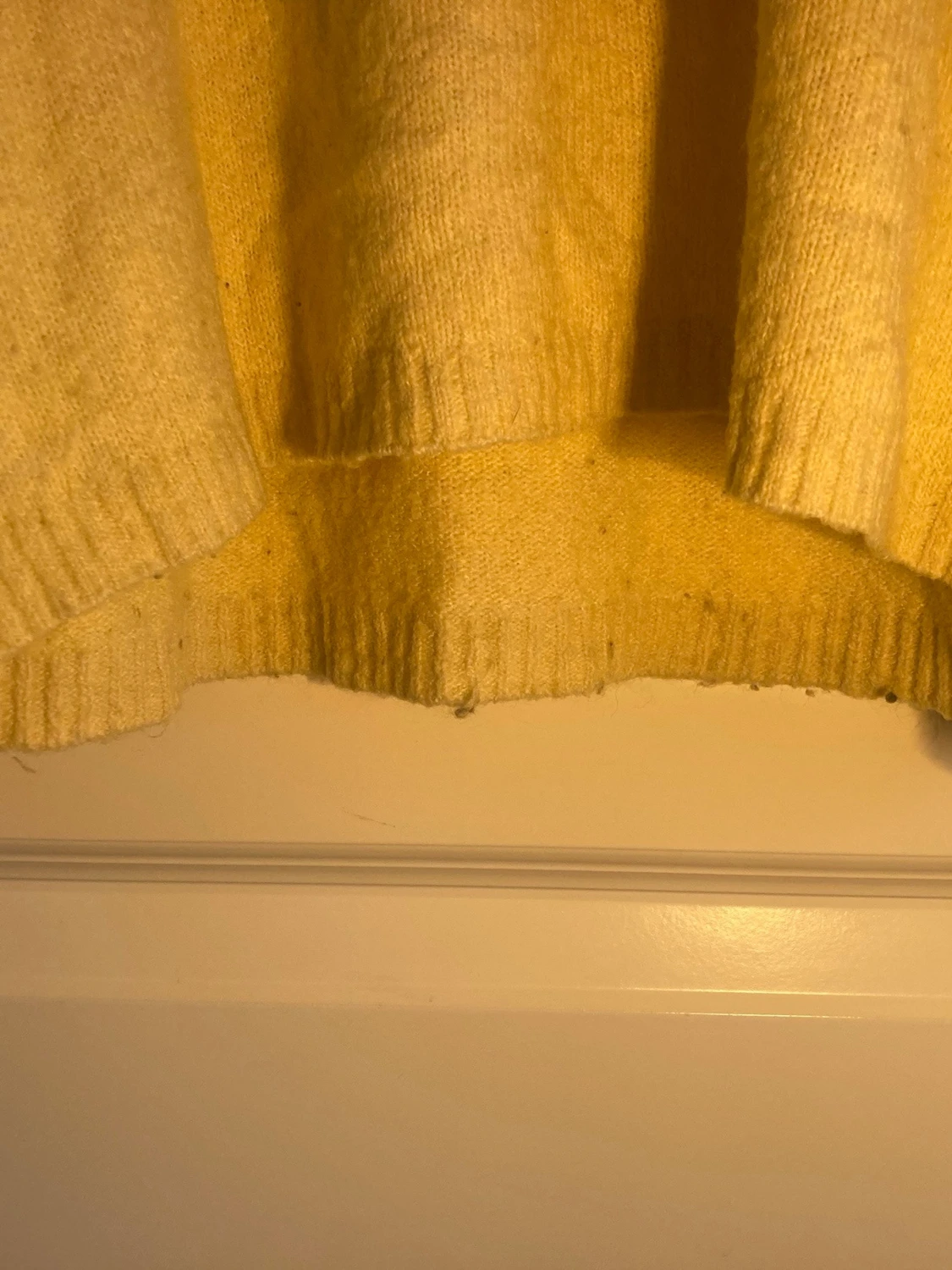 Gul oversized  tröja - 4