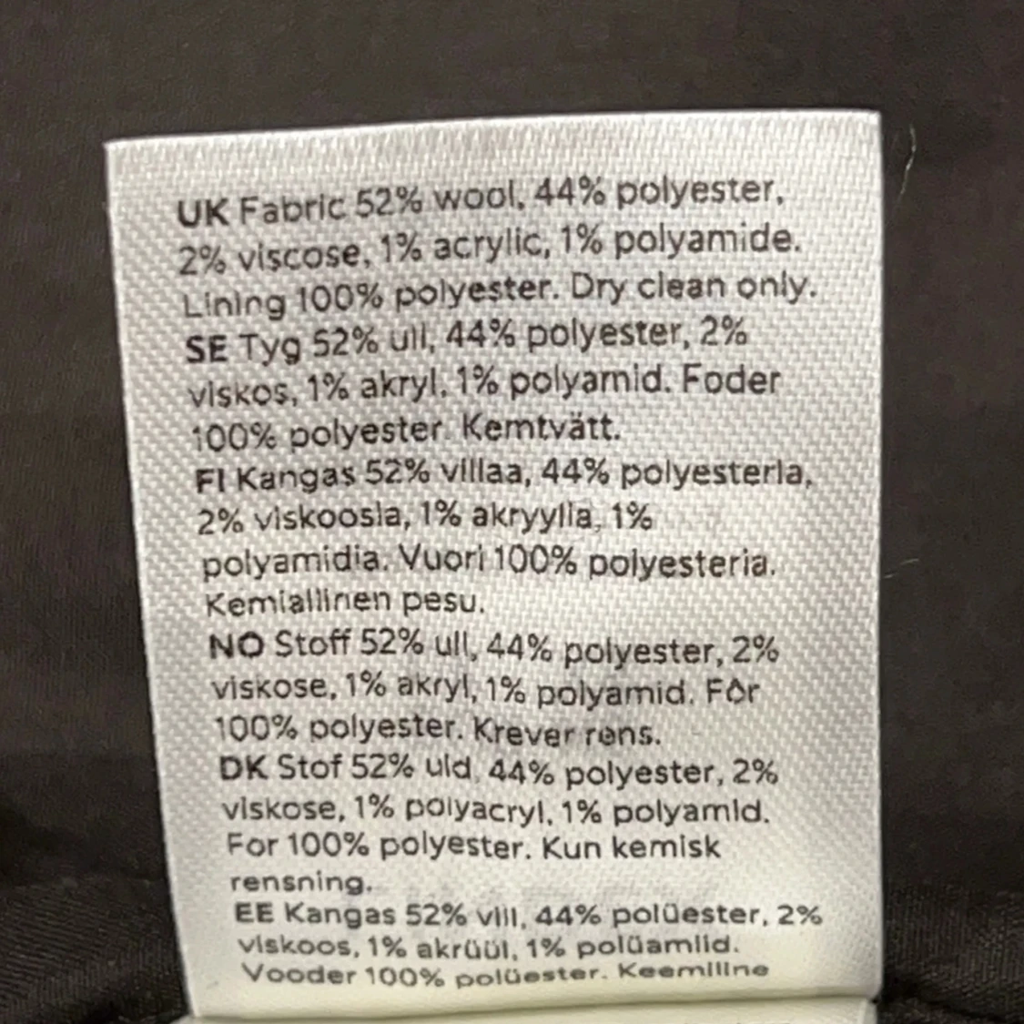 Brun oversized ullrock - 2