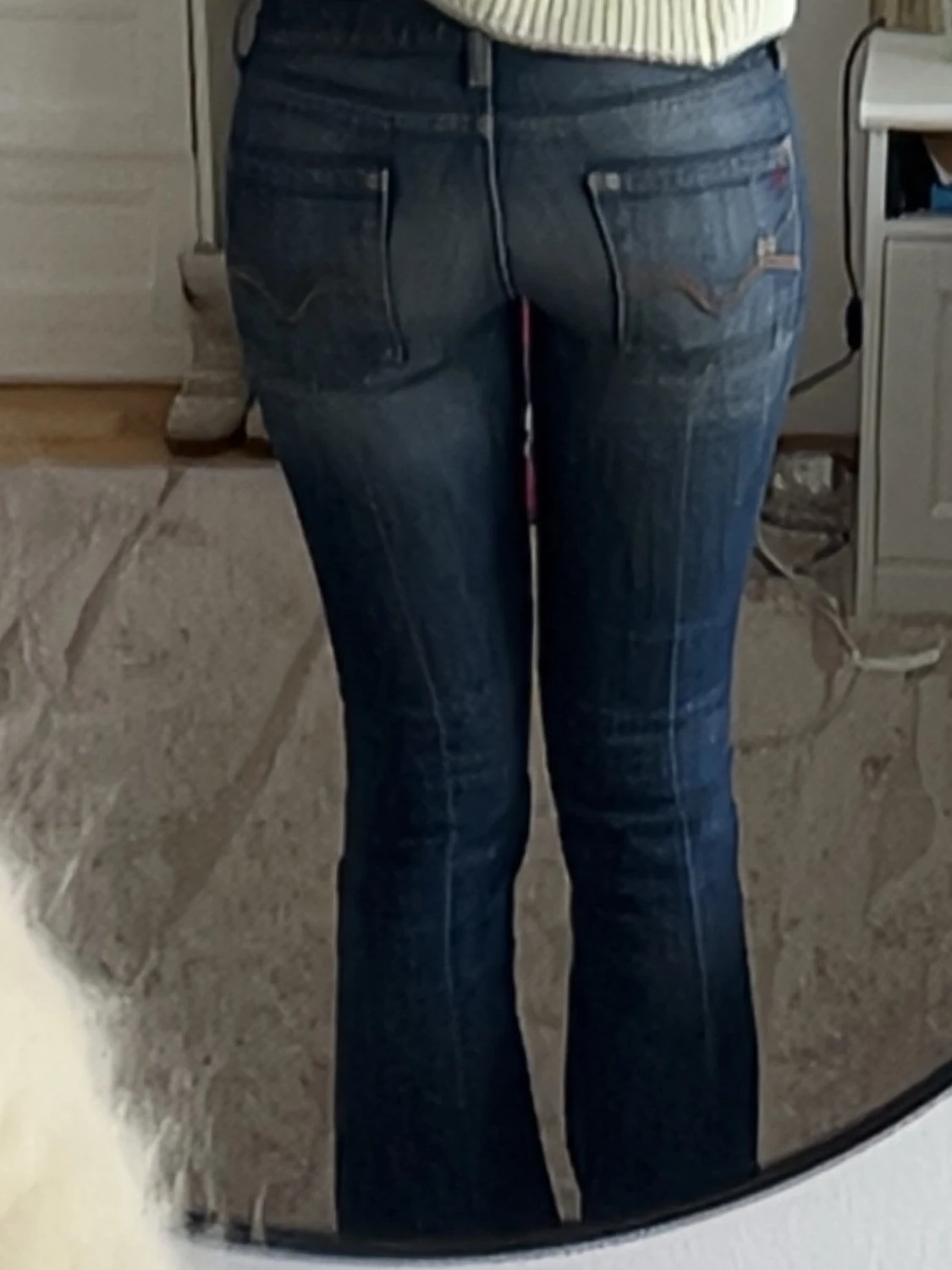 Blå bootcut replay jeans - 1