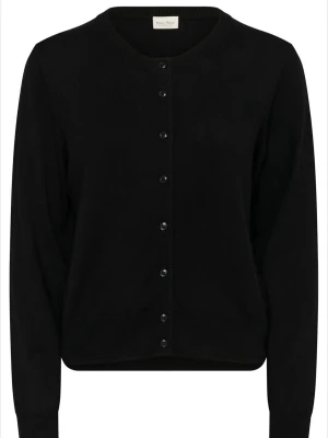 Svart kofta från Part Two - Klassisk svart kofta från Part Two med rund halsringning och knappar framtill. Långärmad modell i mjukt stickat material. Koftan har inga defekter. Skriv för frågor.