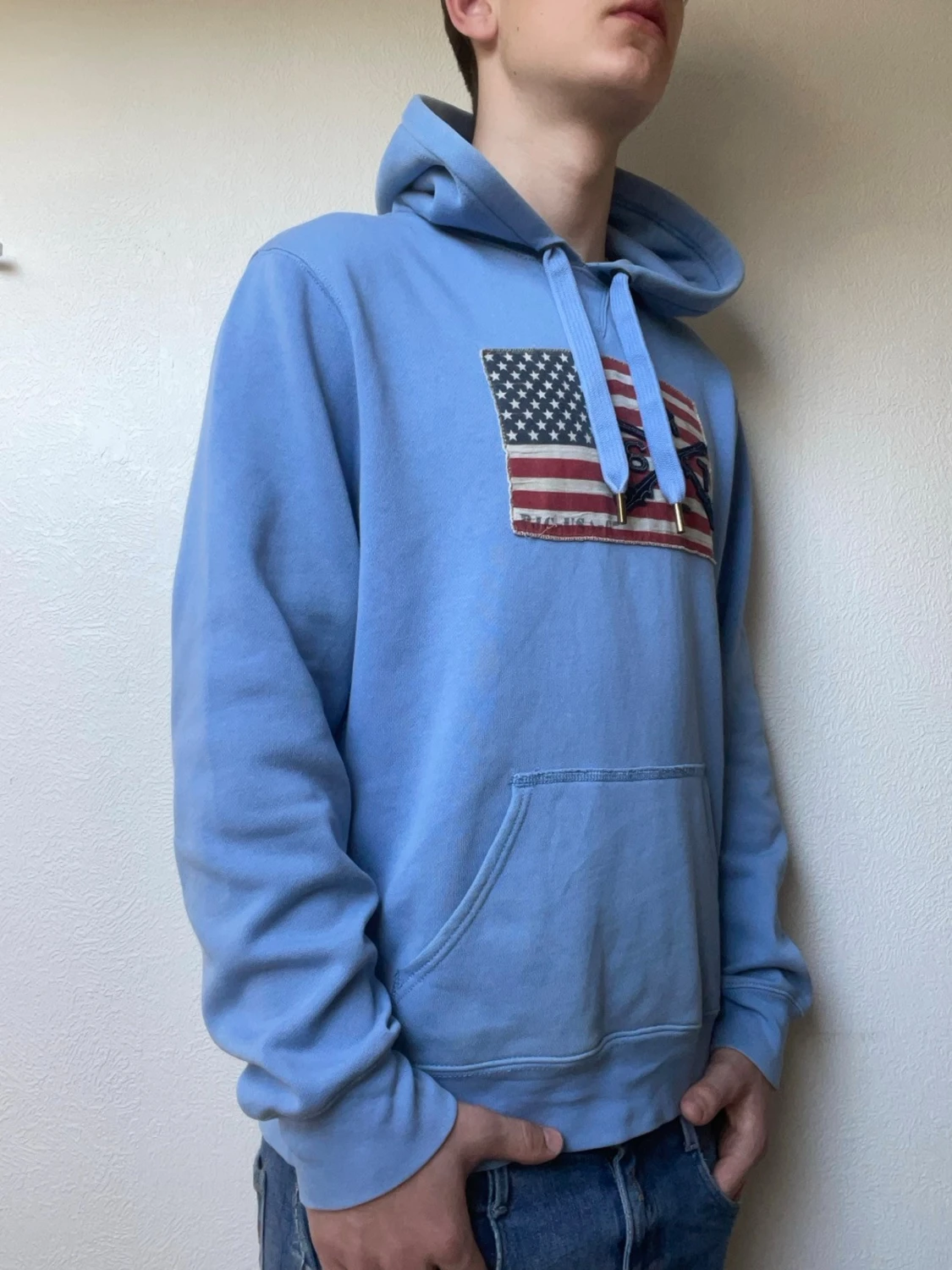 Blå hoodie från Ralph Lauren - 2