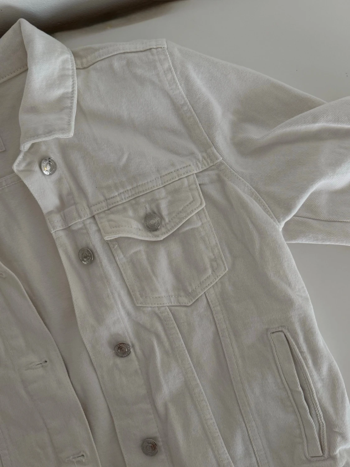 White denim jacket 