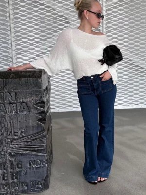 Jeans  - Populära bootcut jeans från BikBok, gott skick W24L30