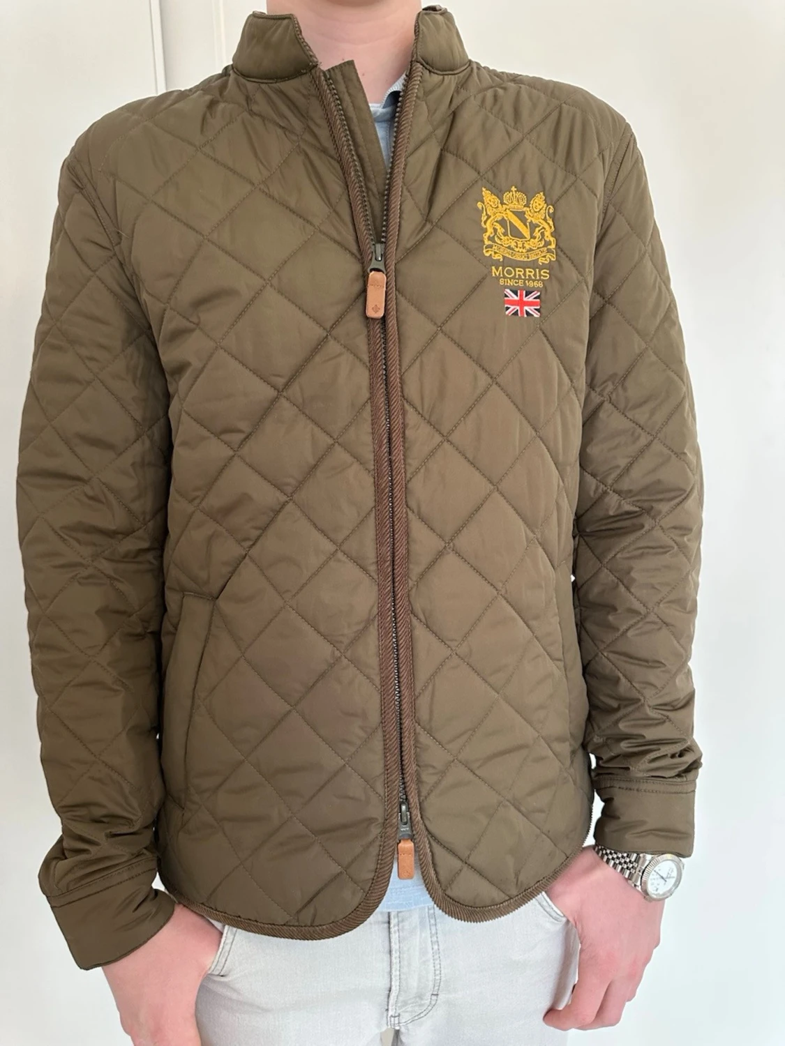 Morris vårjacka olivgrön