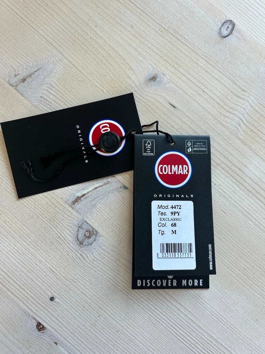 Svart dunjacka med huva från Colmar - 3