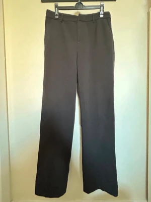 Kostymbyxor - Svarta kostymbyxor med raka ben. Från Gina Tricot i mycket fint skick. Två riktiga framfickor och en fejk-bakficka. Material: Polyester, Viskos, Elastan