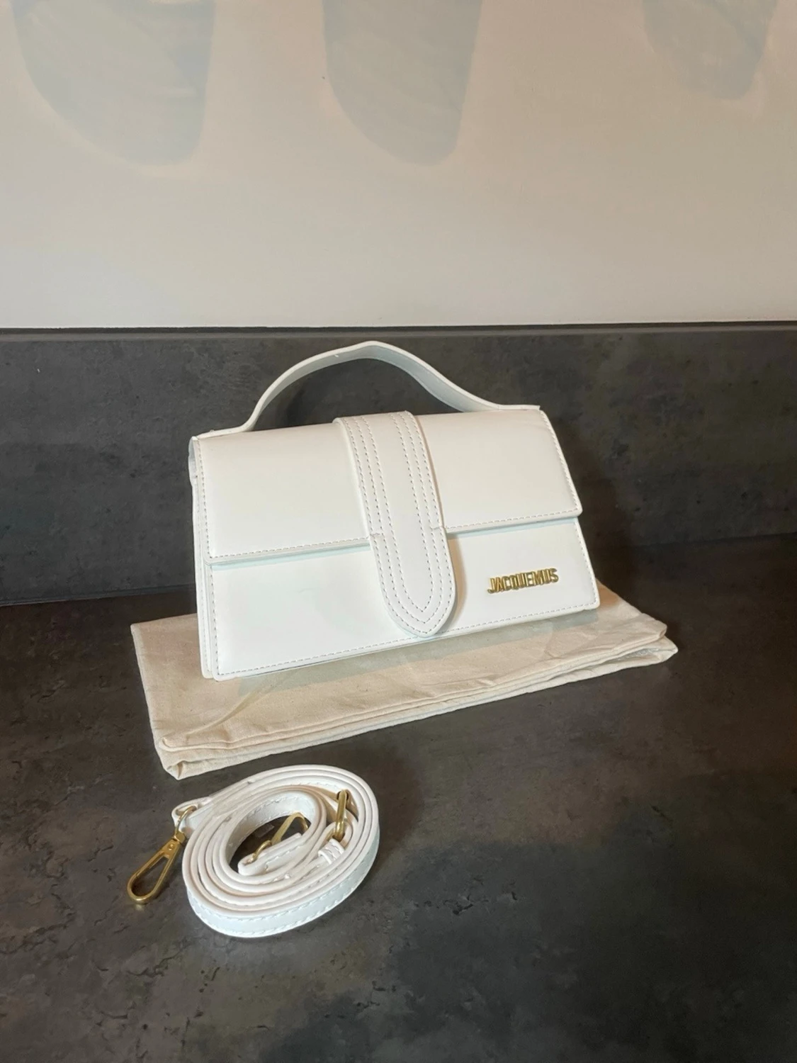 Vit Jacquemus väska - 1