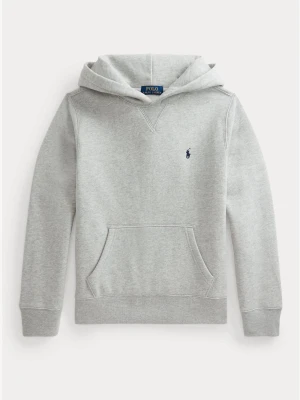 Grå hoodie från Polo Ralph Lauren - Klassisk grå hoodie från Polo Ralph Lauren med broderad logga på bröstet. Hoodien har huva, känguruficka och ribbade muddar. Tillverkad i mjuk bomullsblandning som är skön att ha på sig.