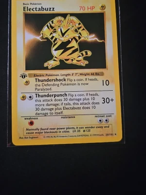 Electabuzz #21 1st edition - Utmärkt Skick