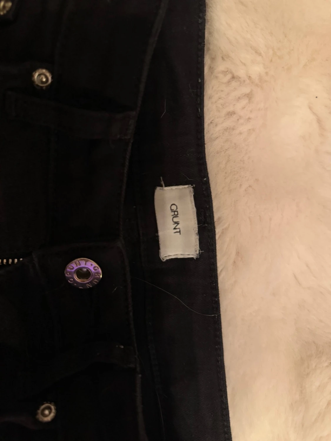 Svarta bootcut jeans - 4