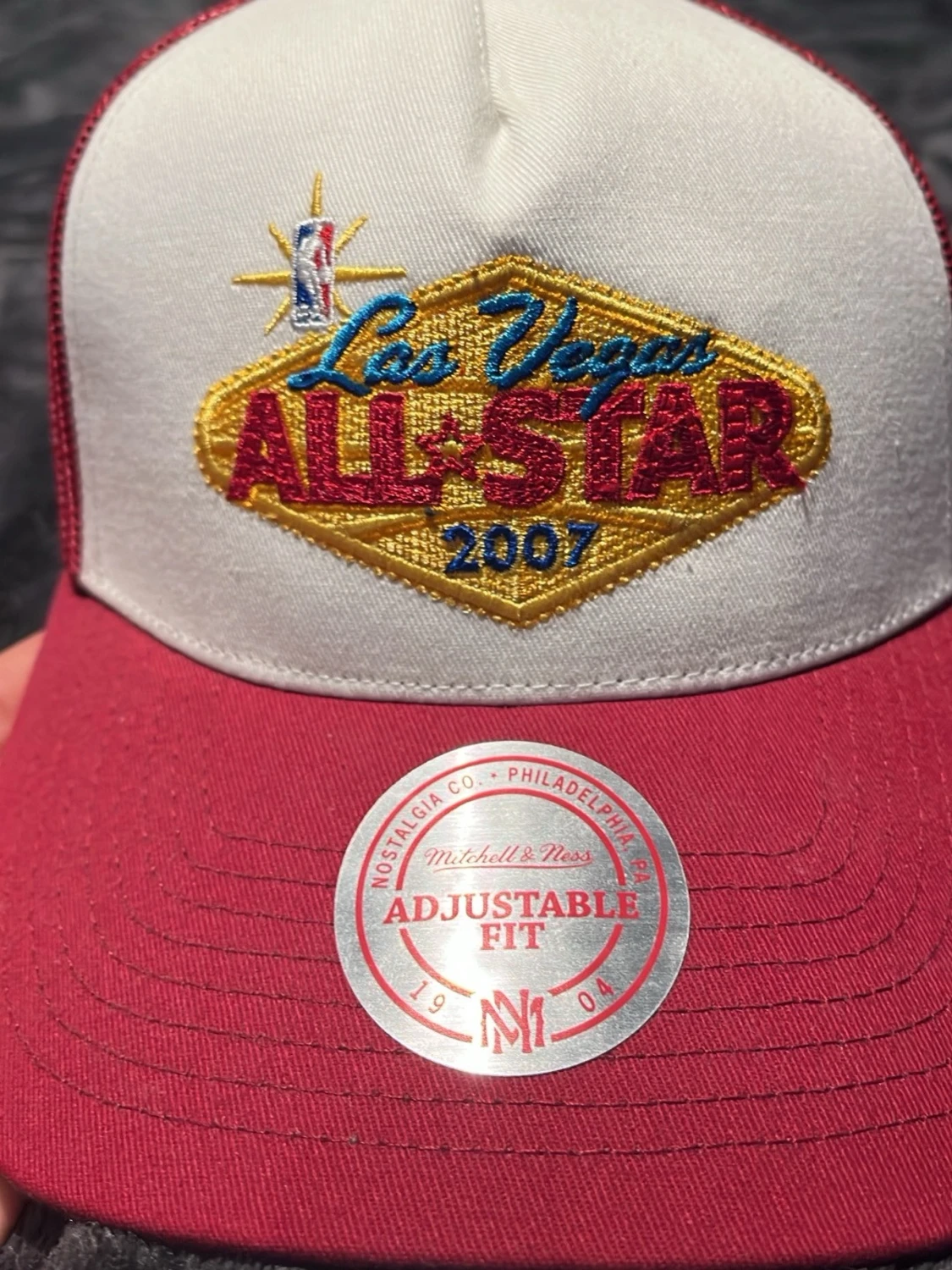 NBA All Star 2007 keps röd/vit - 2