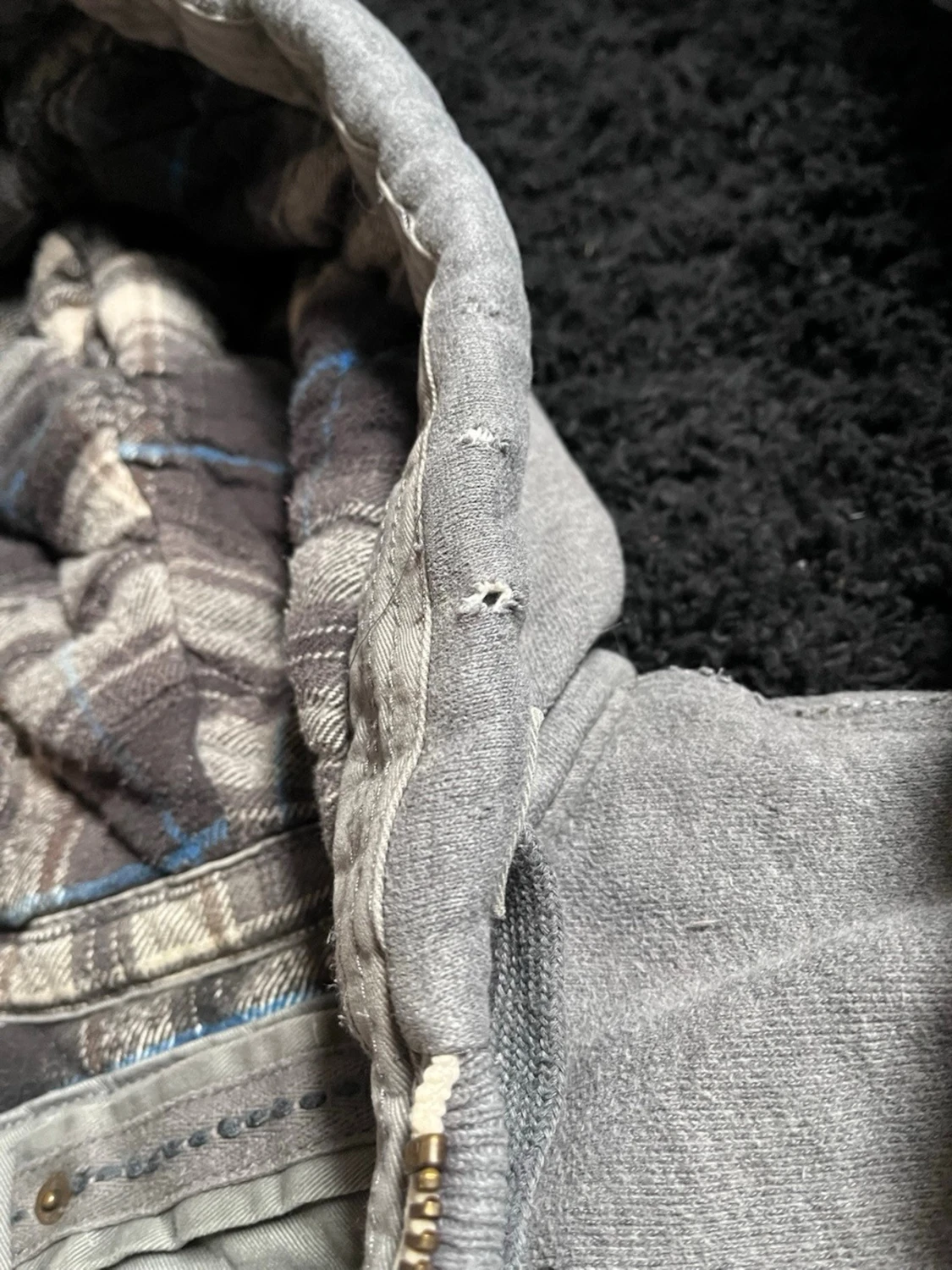 Grå hoodie från Abercrombie & Fitch - 2
