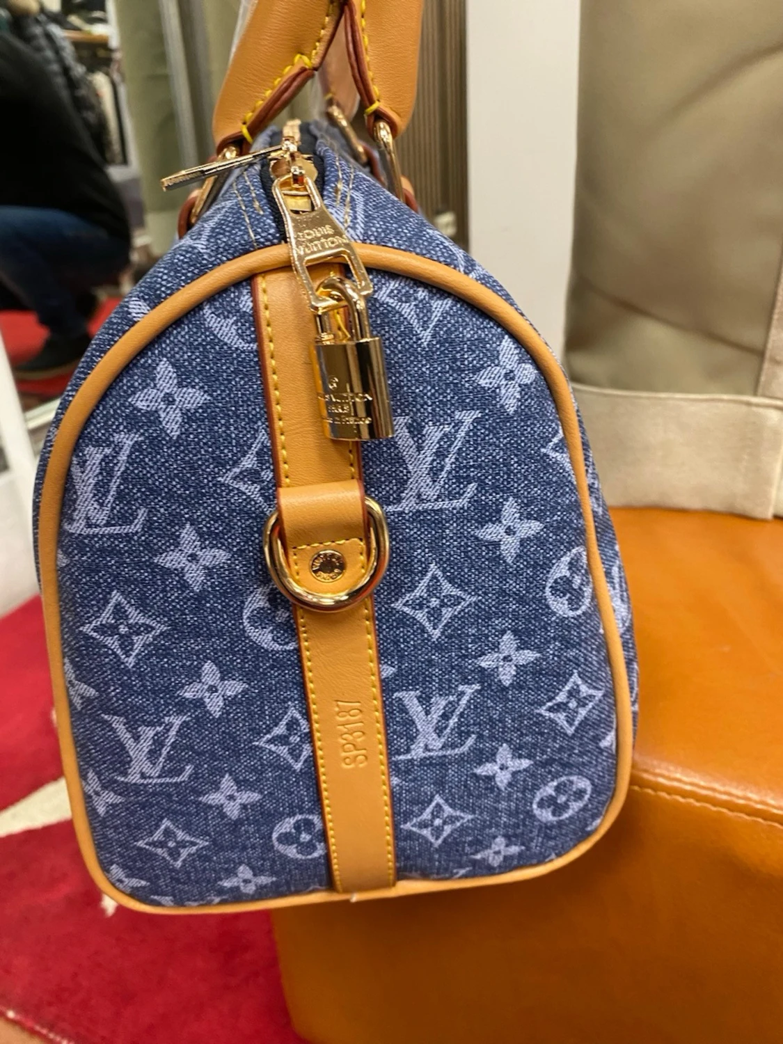 Matcha blå handväska - 2