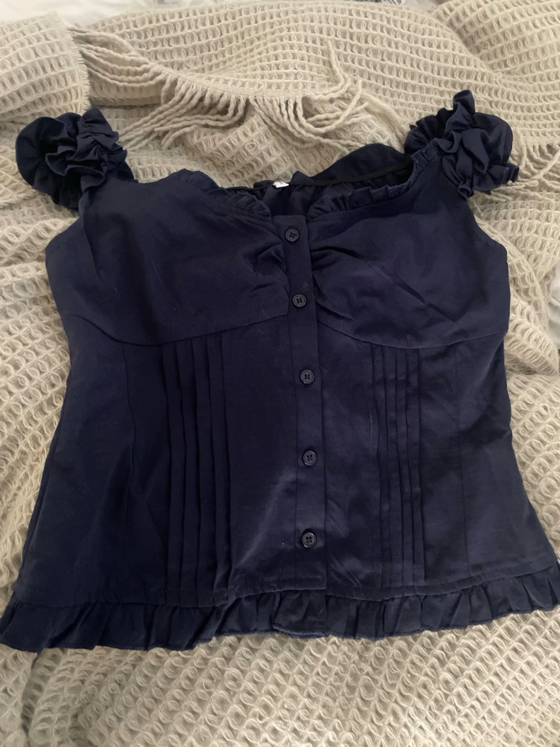 Mörkblå blus - 2