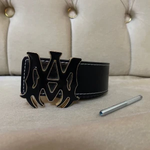 Ami*ri belt 125 cm  - Gold and black belt