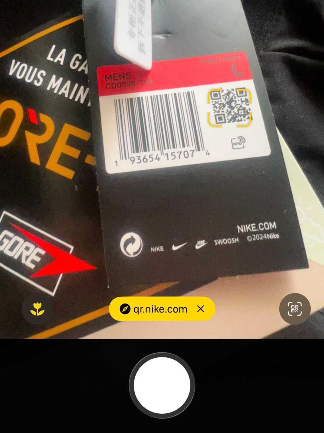 Svart Nike Brasil vindjacka med huva - 3