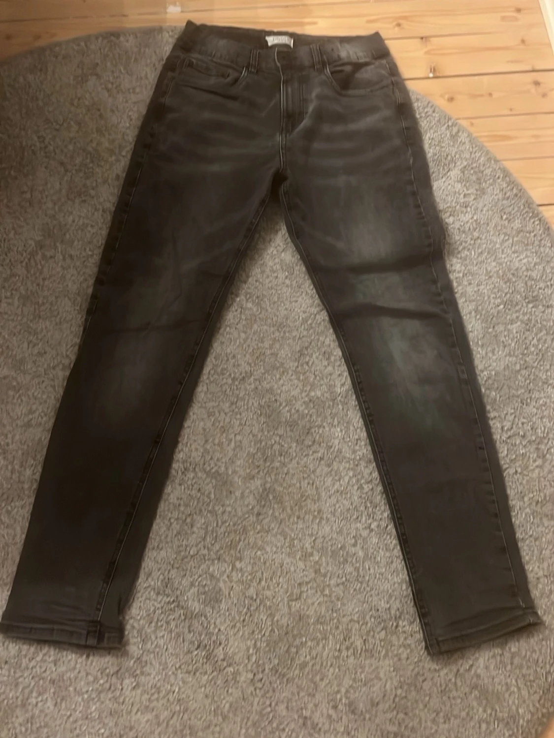 Svarta skinny jeans med stretch