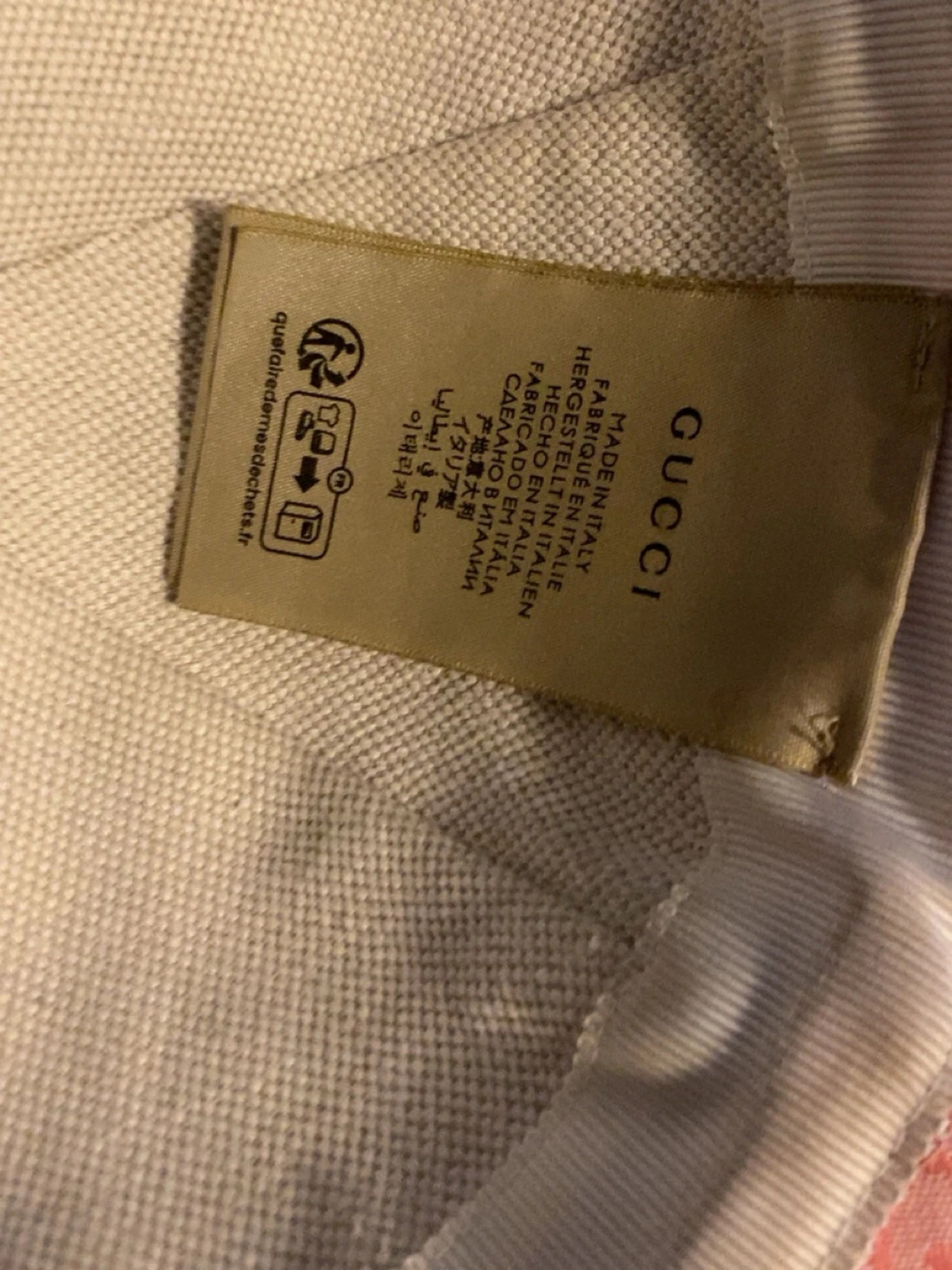 Rosa Gucci keps med monogram - 1