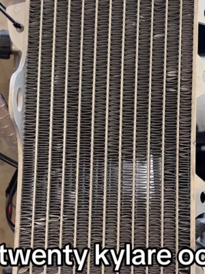 Twenty kylare till moppe - Säljer en kylare i metall med tätt sittande lameller, perfekt för att kyla en moped motor
