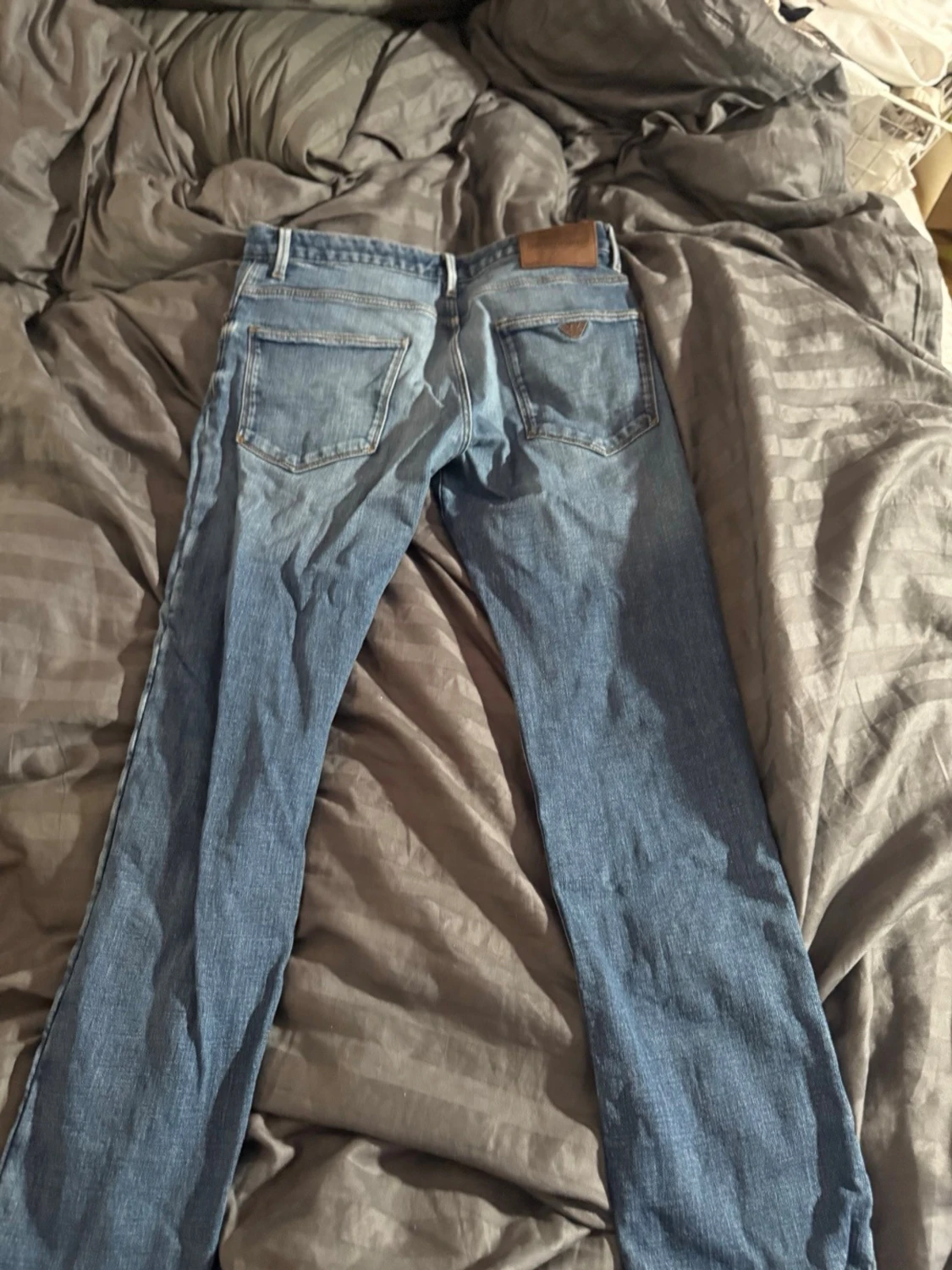 Blå jeans från Armani - 3