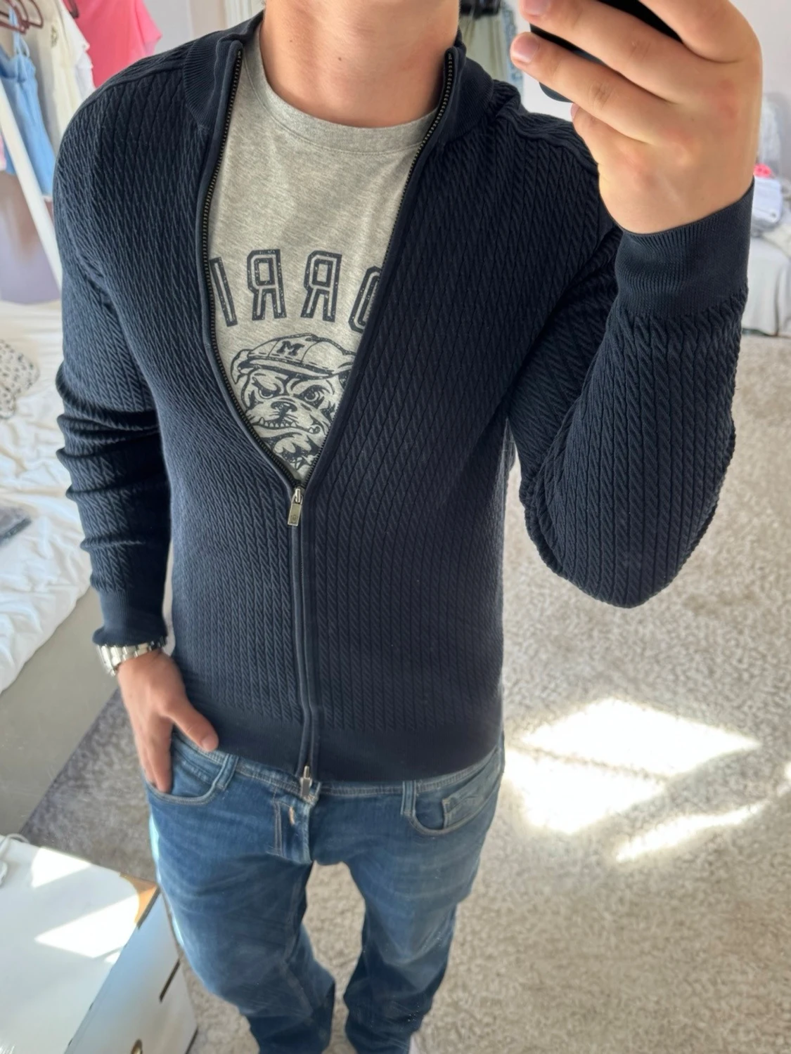 Massimo Dutti full zip  - 2