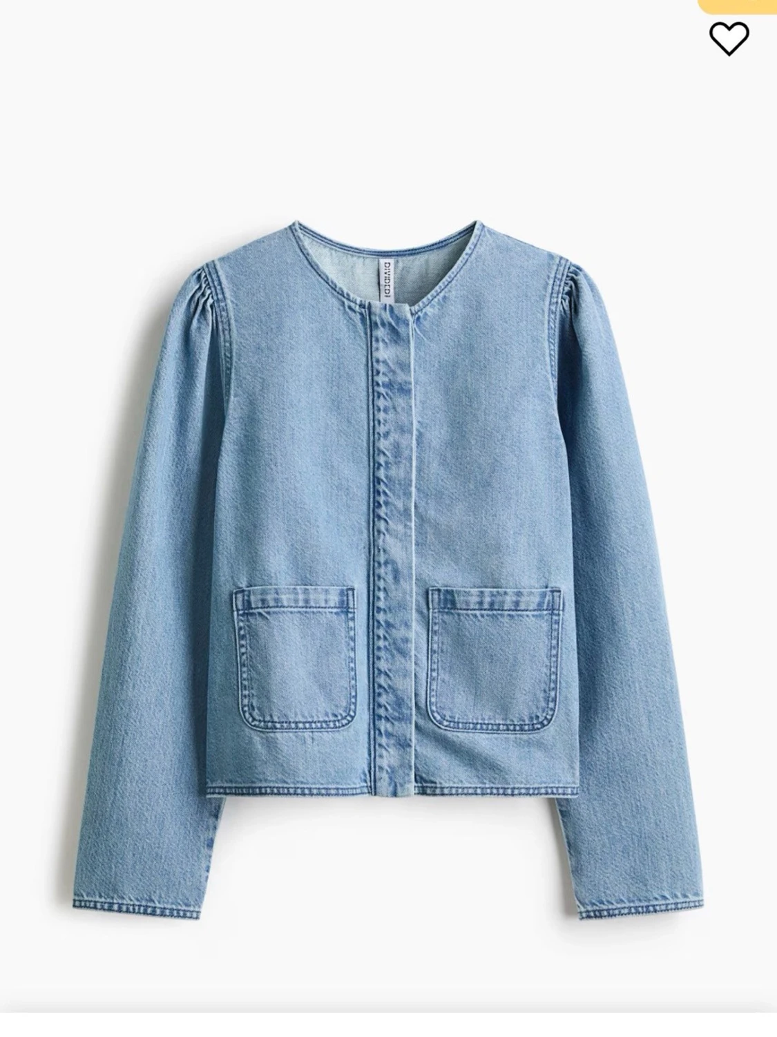 Jättesnygg jeans jacka från hm