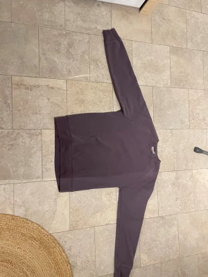 Mörklila Carhartt sweatshirt med rund hals - En stilren mörklila tröja i bomull med rund hals och långa ärmar. Tröjan har ribbade muddar vid ärmslut och nederkant, samt en klassisk och enkel design utan tryck eller mönster.