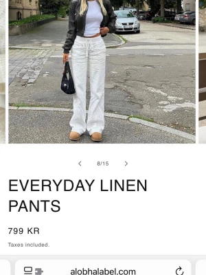 SÖKER!! Alobha linnebyxor  - Söker dessa super snygga alobha linnebyxorna. Pris kan diskuteras.