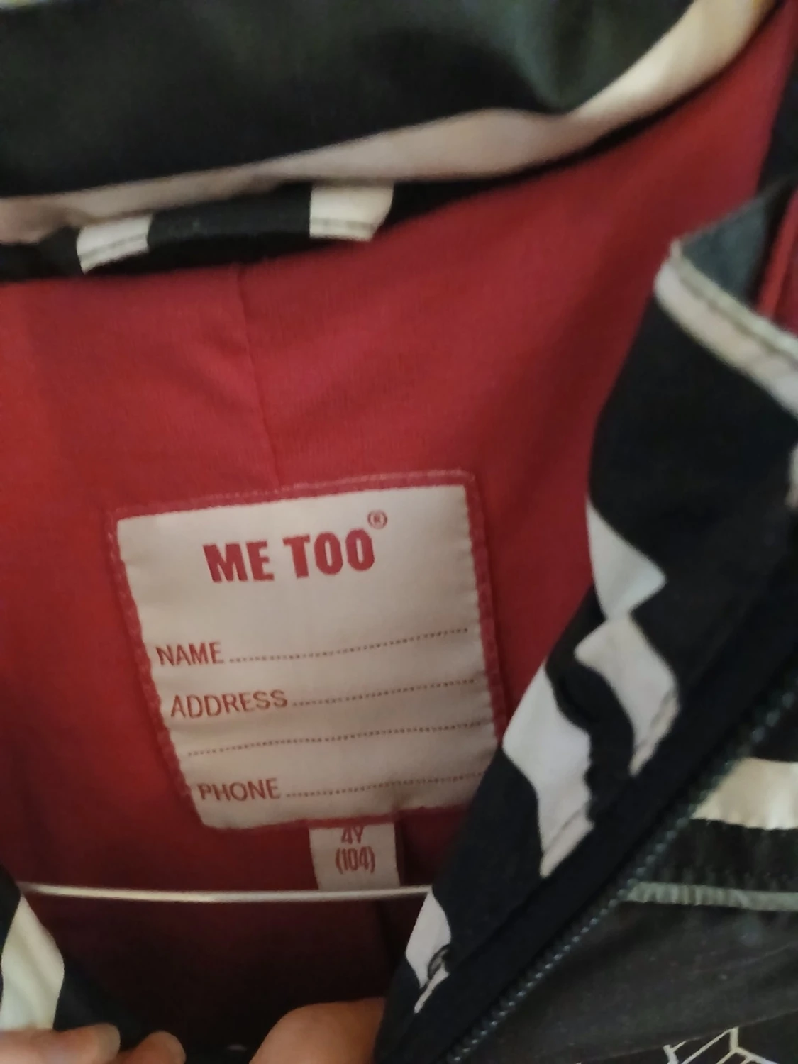 Randig jacka med blommor från Me Too - 2