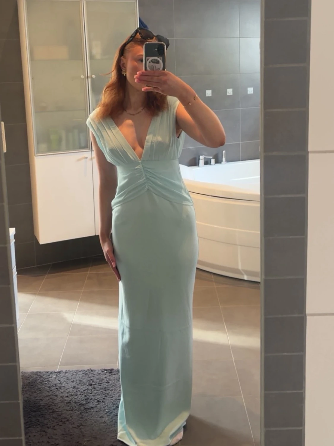 Ljusblå balklänning  - 2