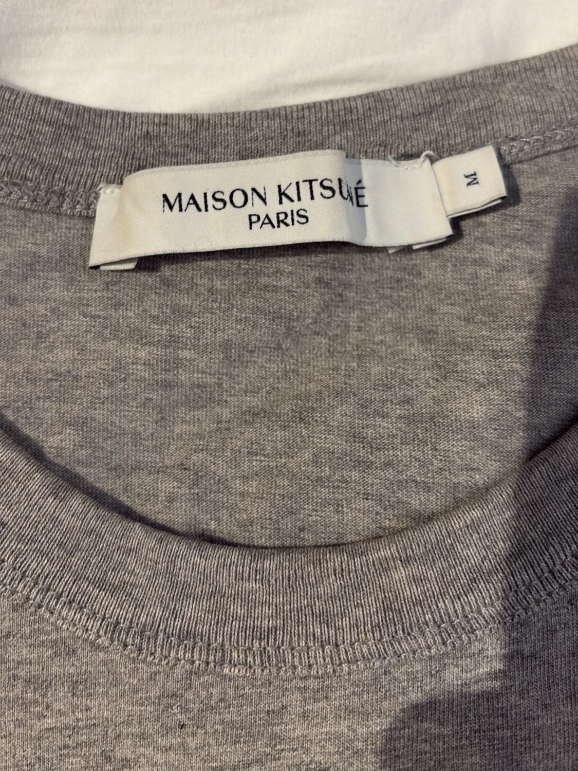 Grå Maison Kitsuné t-shirt - 2
