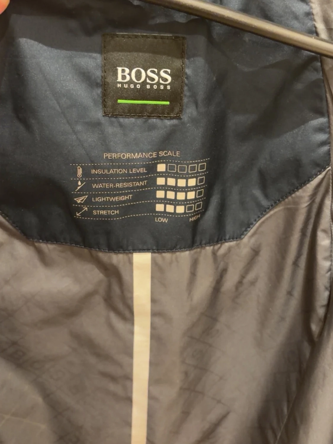 Mörkblå vindjacka med ståkrage - 3