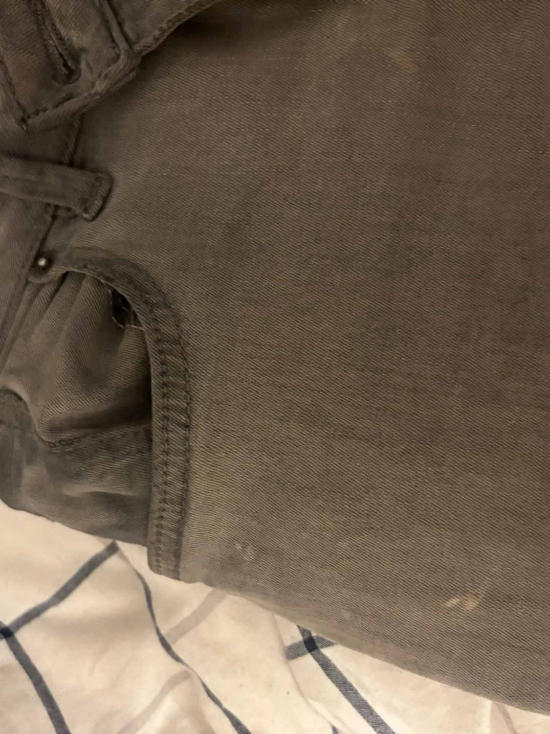 gråa lågmidjade jeans subdued - 2