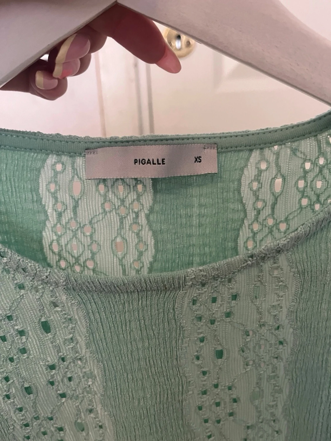 Turkos spets topp från only - 2