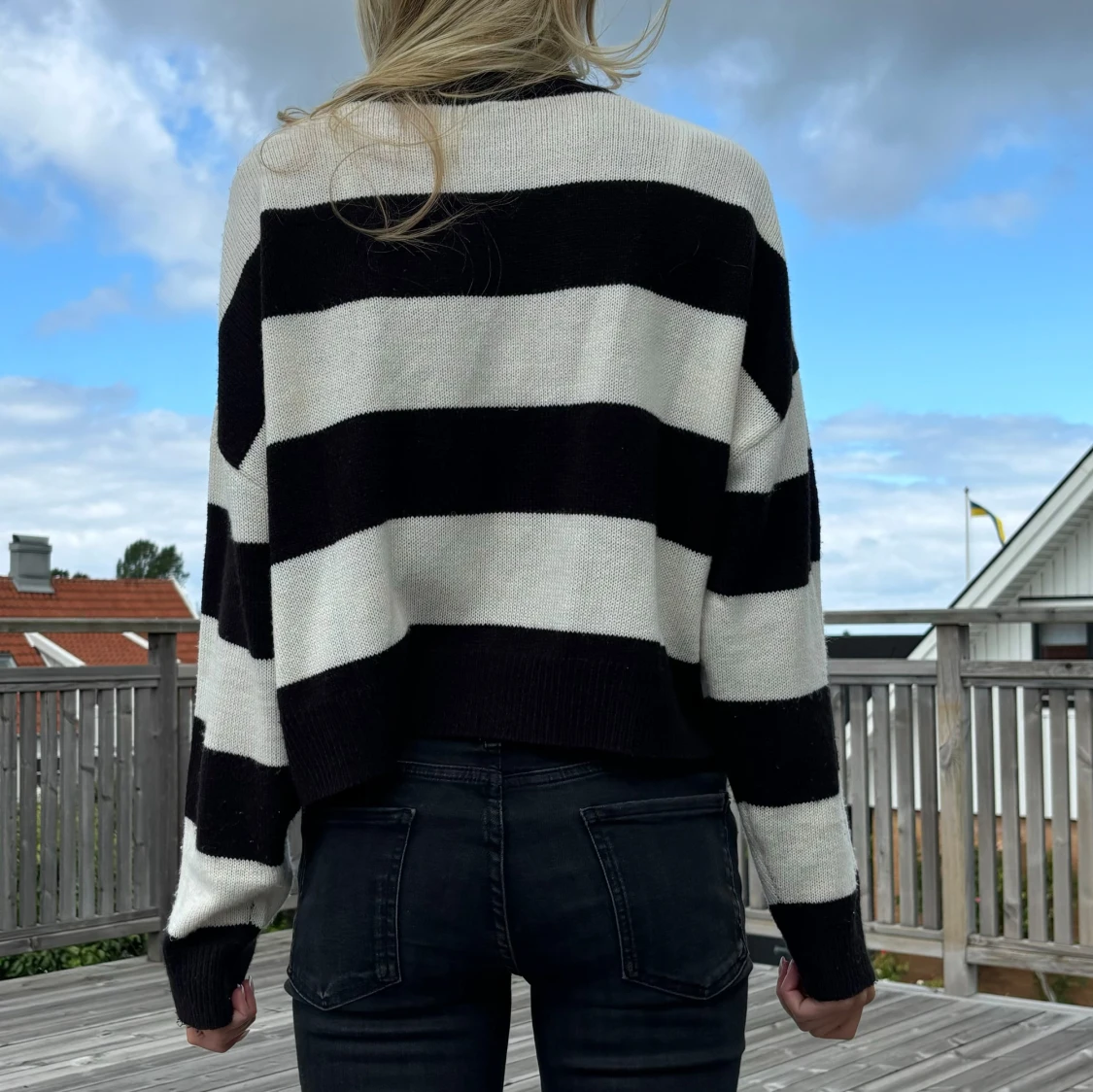 Randig Sweatshirt  - 90