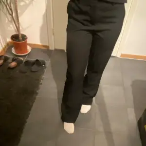 Säljer dessa kostymbyxor från bikbok, i modellen ”Vilma” med midwaist i storlek 36💕💕 Köpta för 499 och har bara använts ett fåtal gånger. (Har blivit tvättade 1 gång)