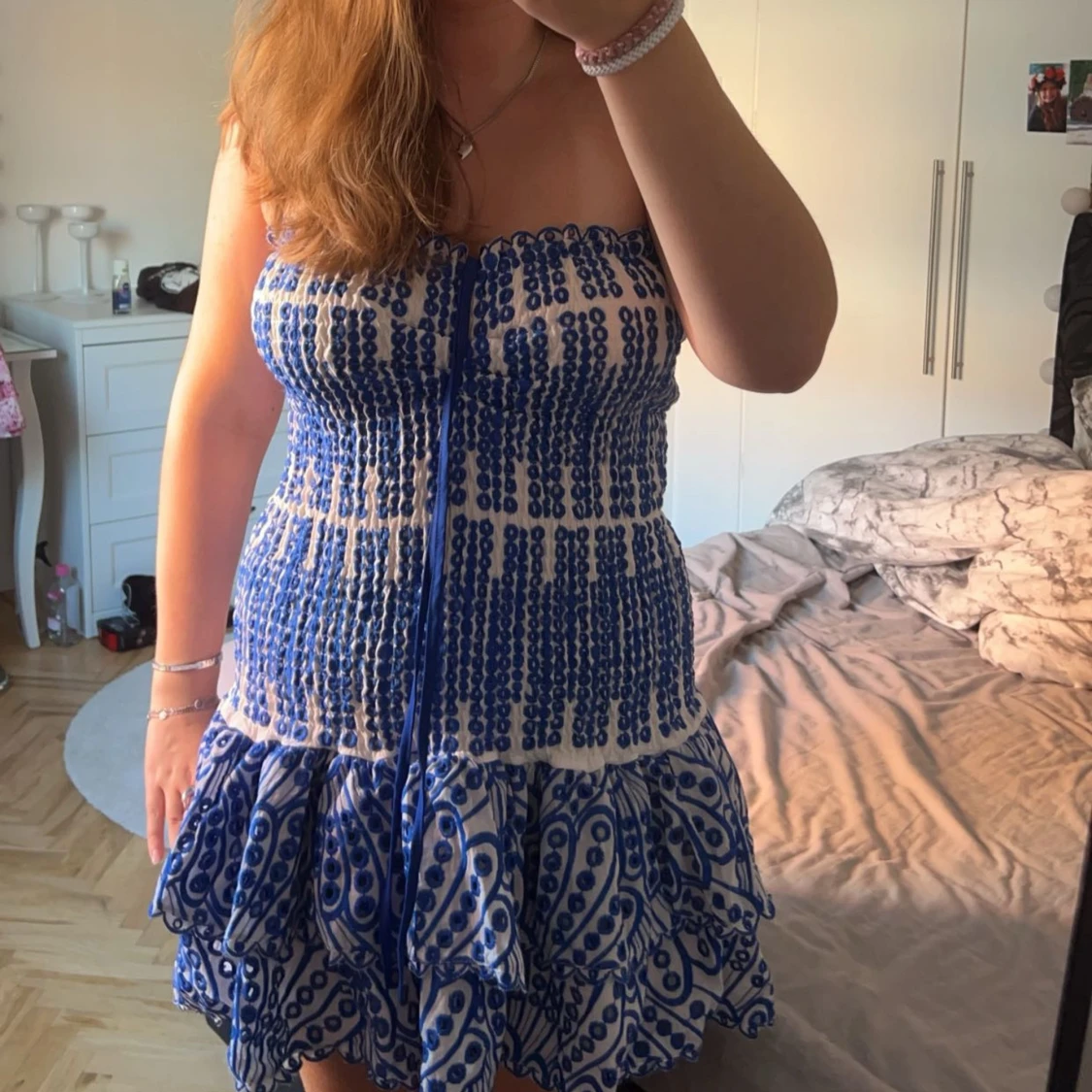 blå klänning - 91