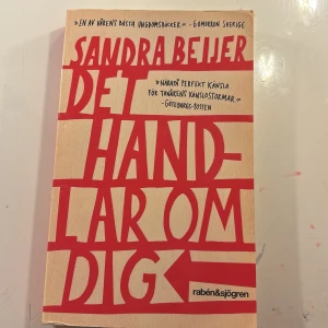 Det handlar om dig🌸 - Säljer boken ”Det handlar om dig” ifrån Sandra Beijer. Superbra bok verkligen säljer då jag redan läst.