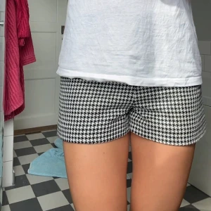 Zara Shorts - Svartvit-rutiga Zara shorts, strl S. Använda några få gånger och i mycket bra skick. Dragkedja på sidan. Midwaist på mig. Pris kan diskuteras!