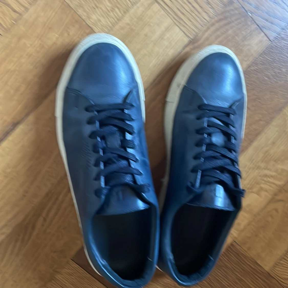 Navy lädersneakers Boggi - 90